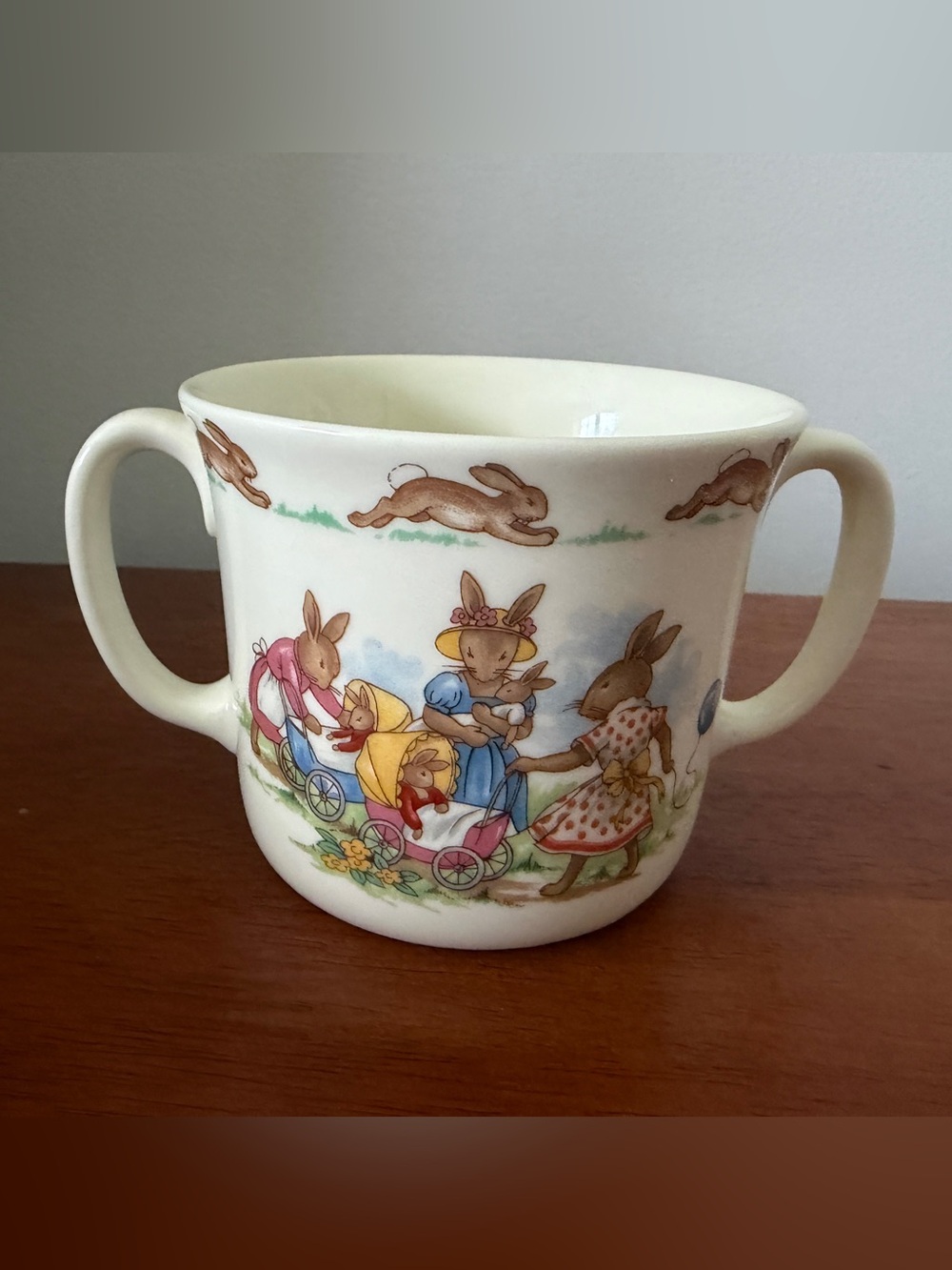 Vintage Royal Doulton Bunnykins Two Handle Mug